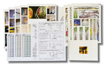 ステンドグラスの資料写真